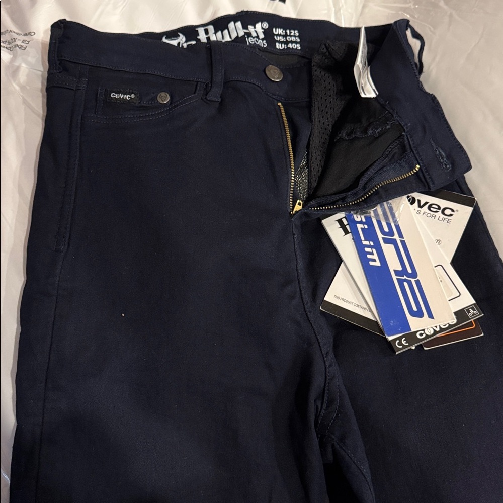 NWT woman’s motorcycle jeans by Bull-it